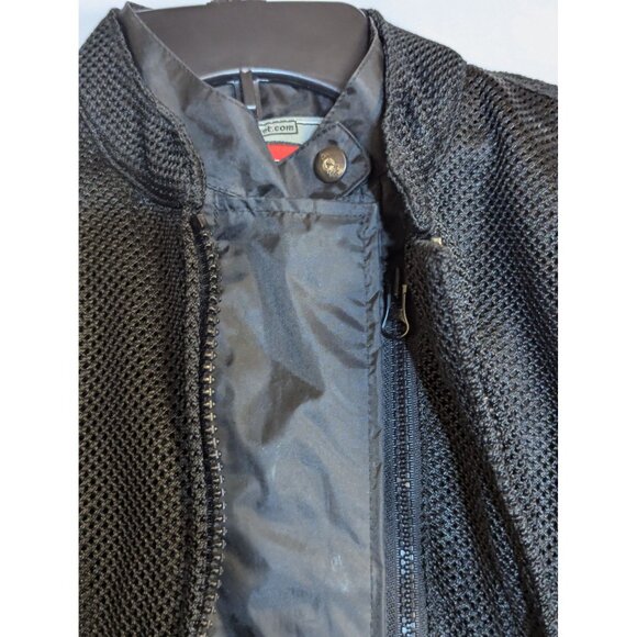 Joe Rocket Womens Motorcycle Jacket Mesh Armor Black S Zip in Lining - Picture 3 of 8